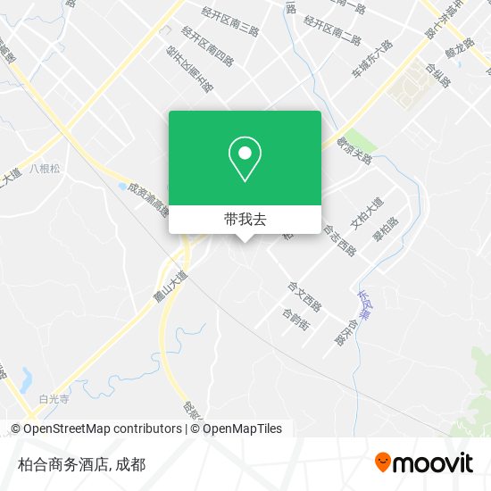 柏合商务酒店地图