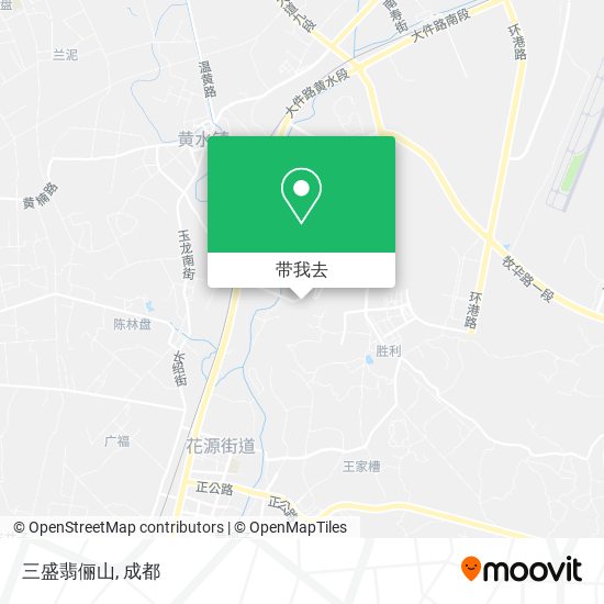 三盛翡俪山地图