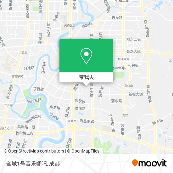 全城1号音乐餐吧地图