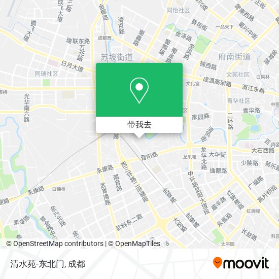 清水苑-东北门地图