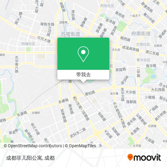 成都菲儿阳公寓地图