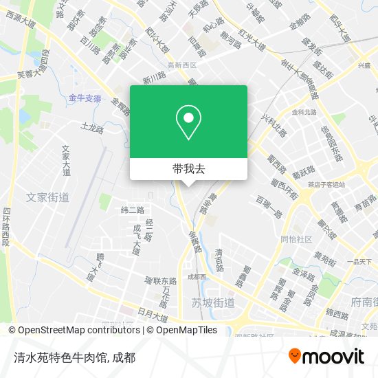 清水苑特色牛肉馆地图