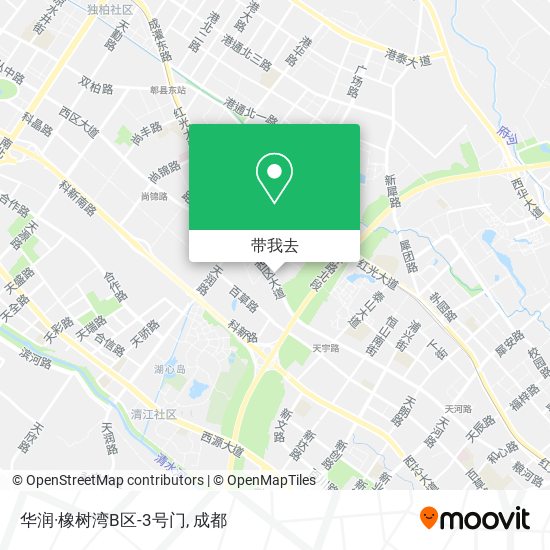 华润·橡树湾B区-3号门地图