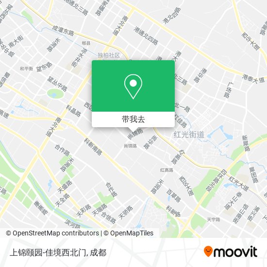 上锦颐园-佳境西北门地图