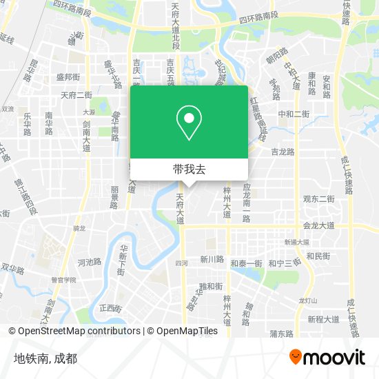 地铁南地图