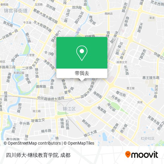 四川师大-继续教育学院地图