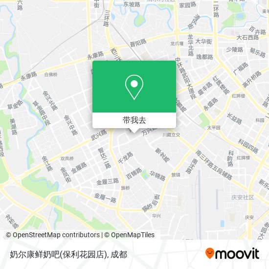 奶尔康鲜奶吧(保利花园店)地图