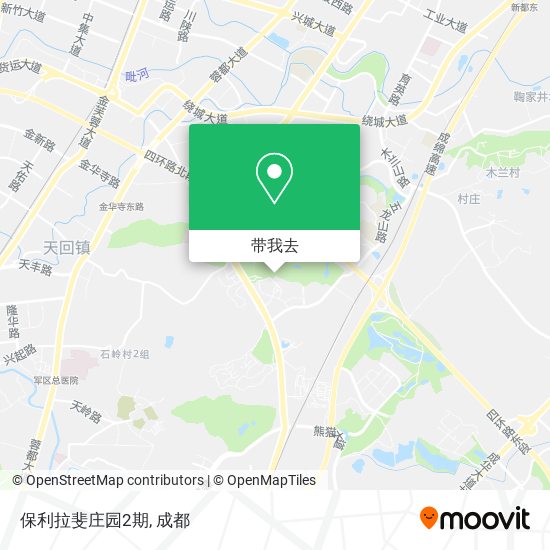 保利拉斐庄园2期地图
