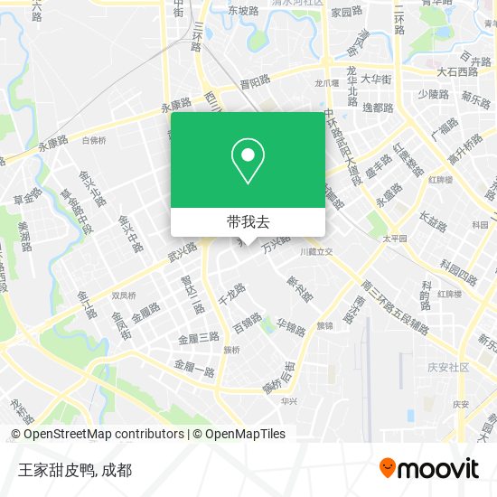 王家甜皮鸭地图