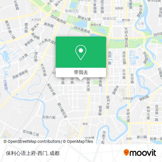 保利心语上府-西门地图