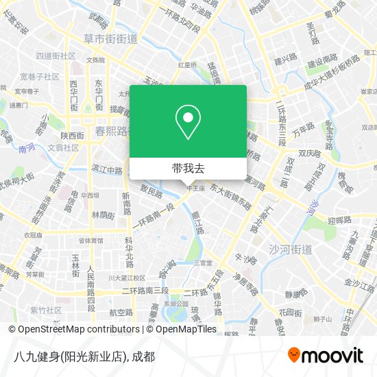 八九健身(阳光新业店)地图