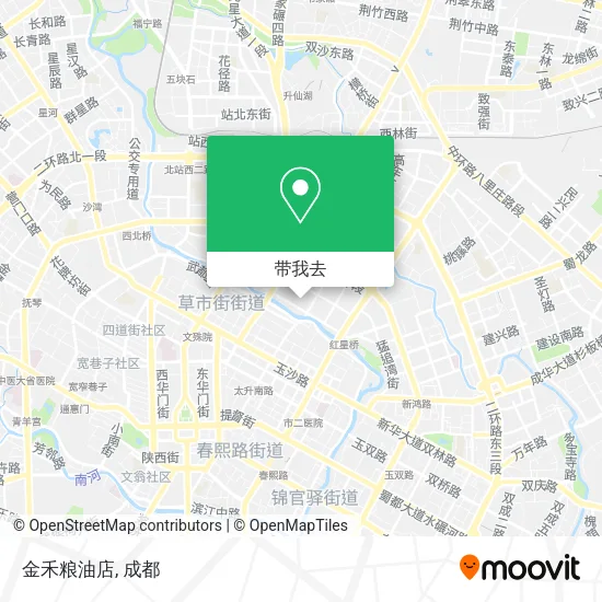 金禾粮油店地图