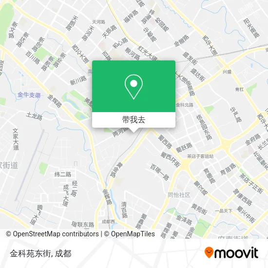 金科苑东街地图