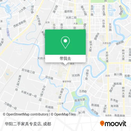 华阳二手家具专卖店地图