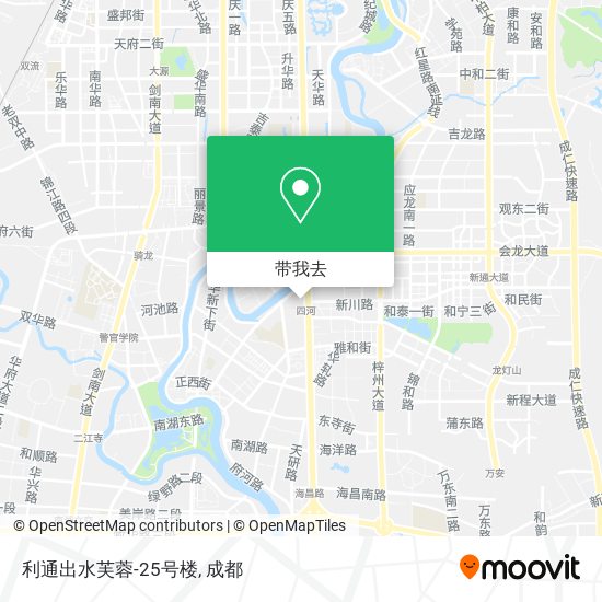 利通出水芙蓉-25号楼地图