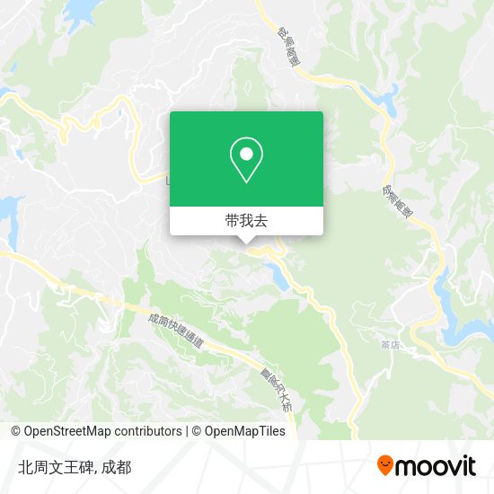 北周文王碑地图