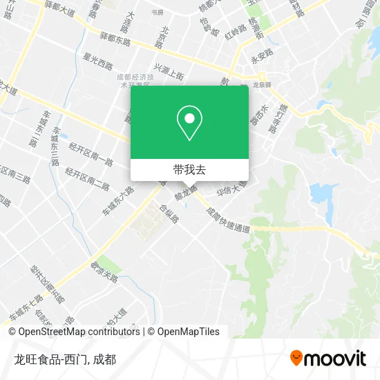 龙旺食品-西门地图