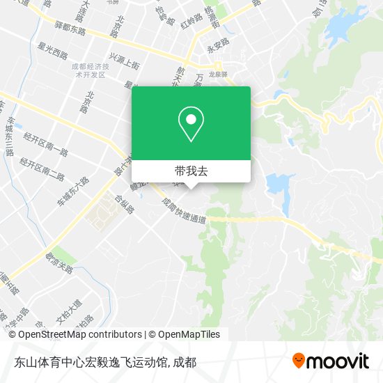 东山体育中心宏毅逸飞运动馆地图
