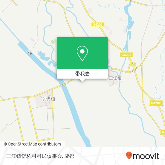 三江镇舒桥村村民议事会地图
