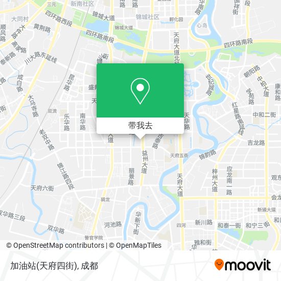 加油站(天府四街)地图