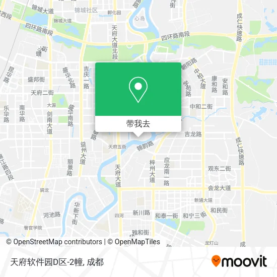 天府软件园D区-2幢地图