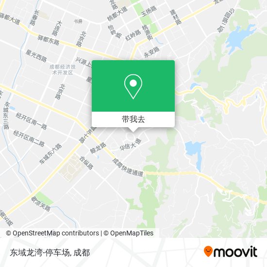 东域龙湾-停车场地图