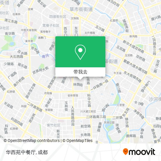 华西苑中餐厅地图