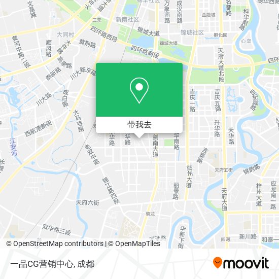 一品CG营销中心地图