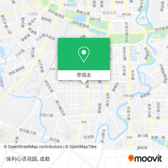 保利心语花园地图