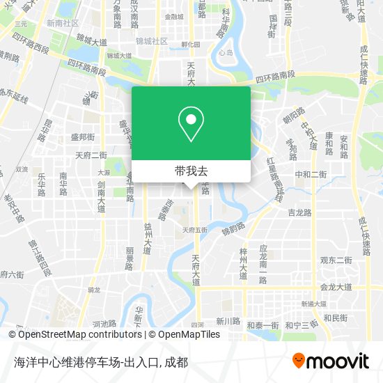 海洋中心维港停车场-出入口地图