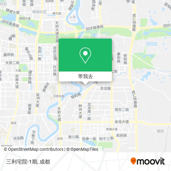 三利宅院-1期地图