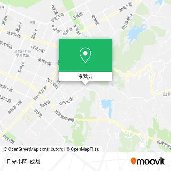 月光小区地图