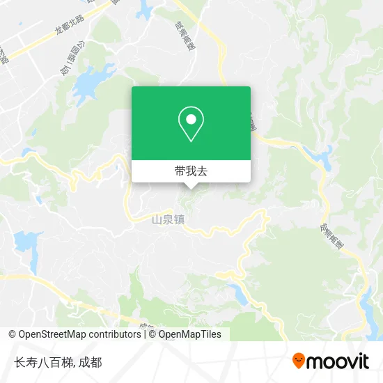 长寿八百梯地图