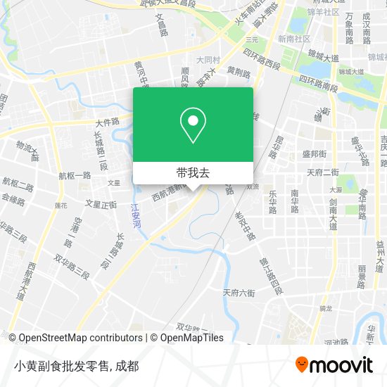 小黄副食批发零售地图