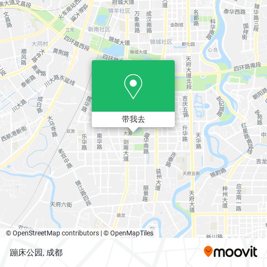 蹦床公园地图
