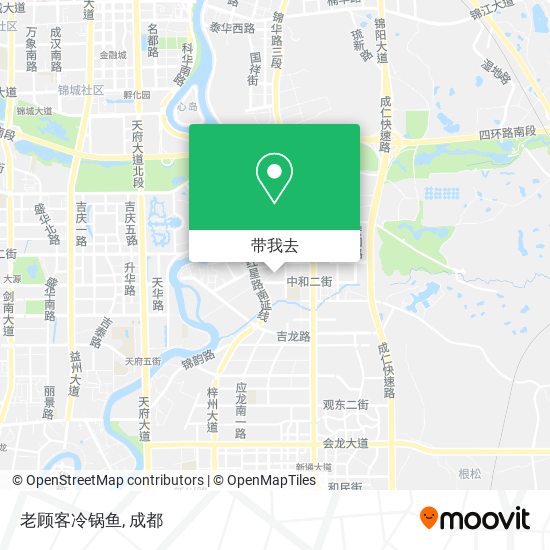 老顾客冷锅鱼地图