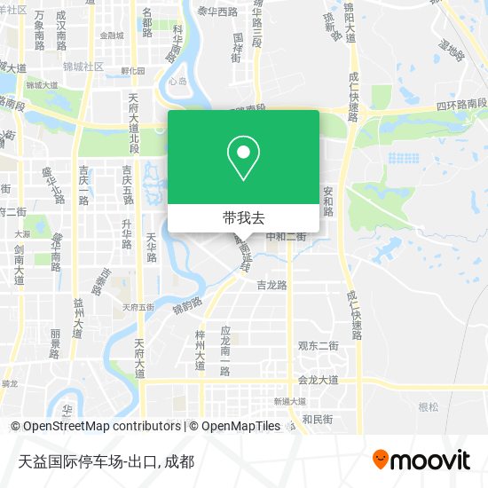 天益国际停车场-出口地图