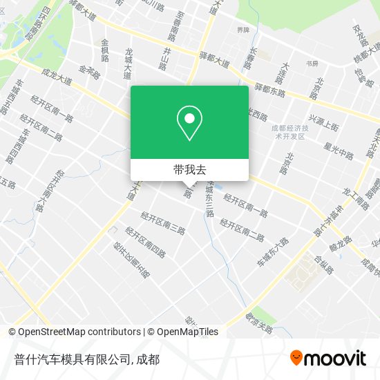 普什汽车模具有限公司地图