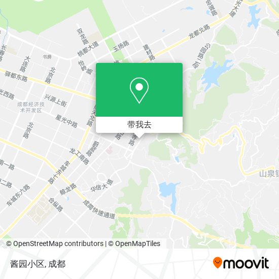 酱园小区地图