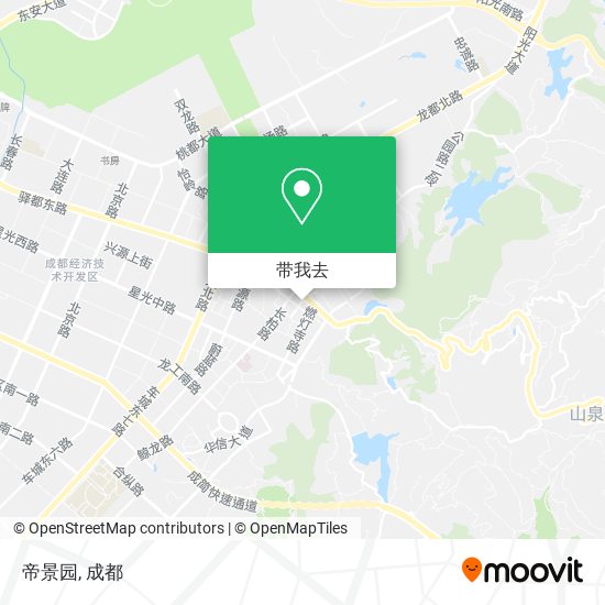 帝景园地图