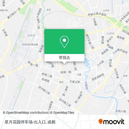 星月花园停车场-出入口地图