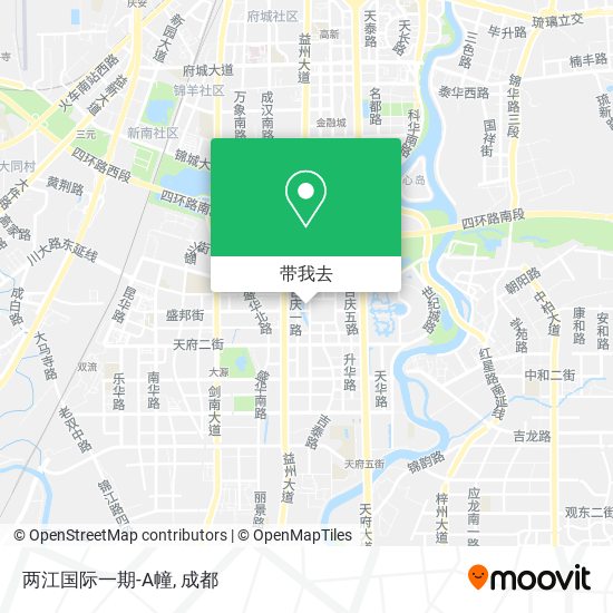 两江国际一期-A幢地图