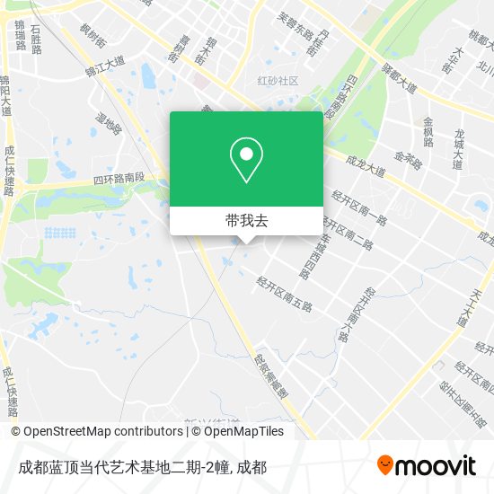 成都蓝顶当代艺术基地二期-2幢地图
