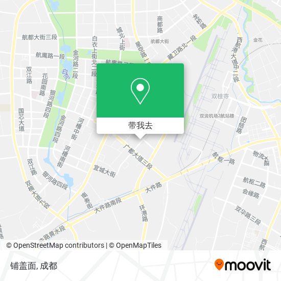 铺盖面地图