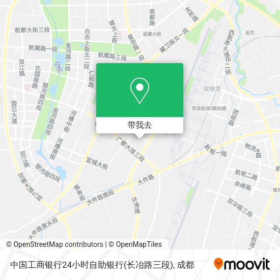 中国工商银行24小时自助银行(长冶路三段)地图