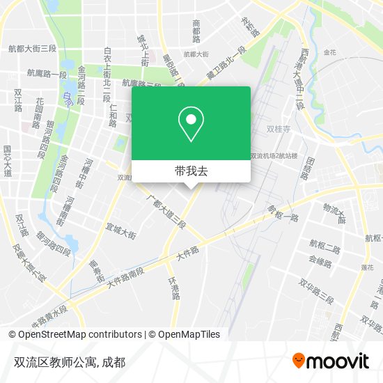 双流区教师公寓地图