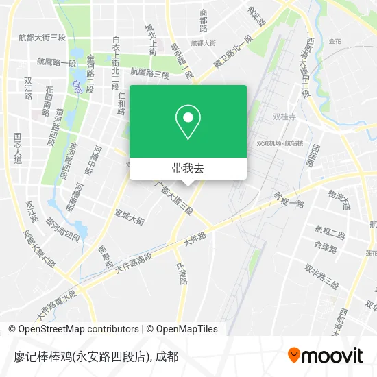 廖记棒棒鸡(永安路四段店)地图