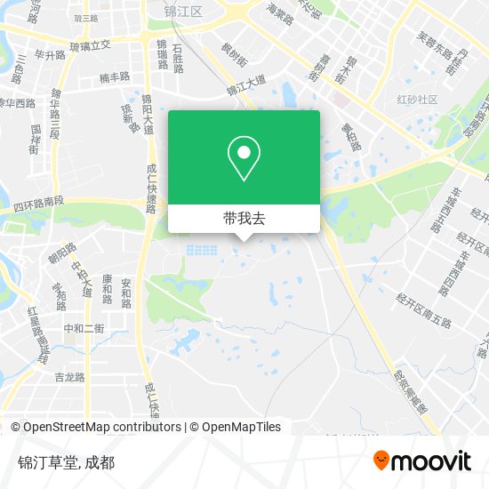 锦汀草堂地图
