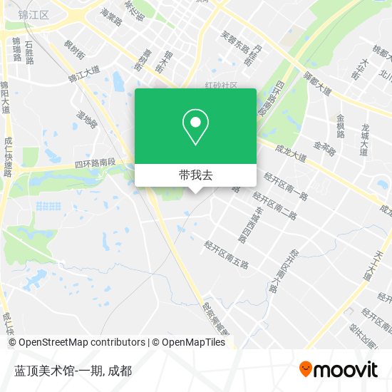 蓝顶美术馆-一期地图