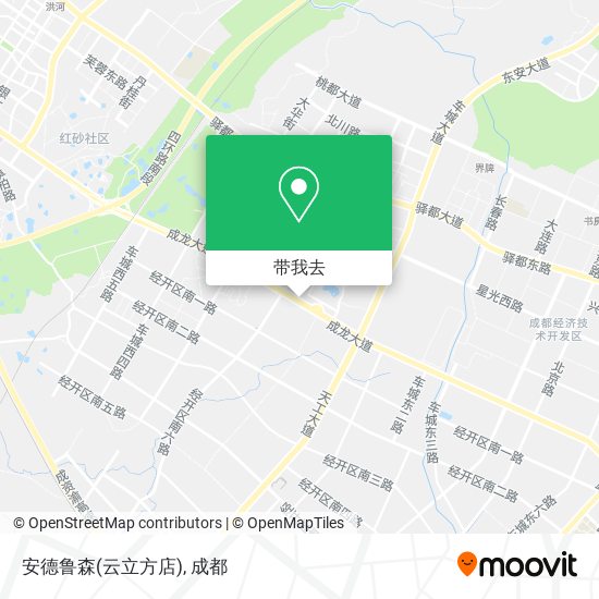 安德鲁森(云立方店)地图